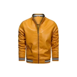 Yellow Original Leather Jacket