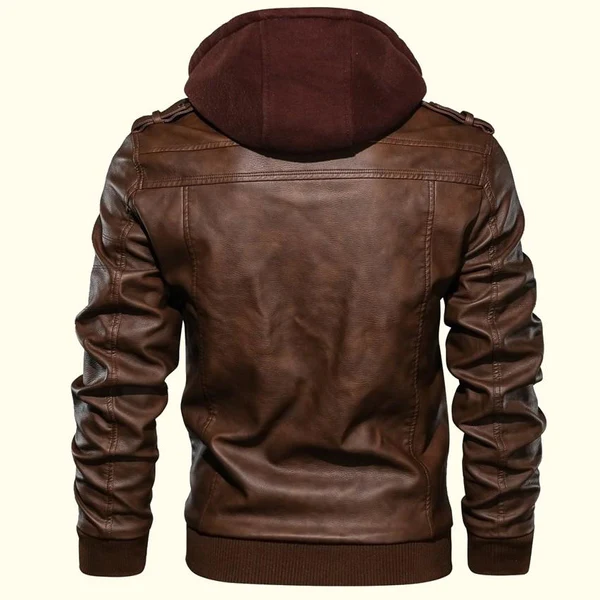 Ronald Choco Brown Leather Jacket