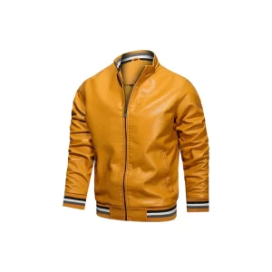Yellow Original Leather Jacket