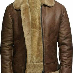 Pilot Flying Fur B3 Raf Brown Jacket
