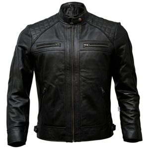 black leather jacket mens